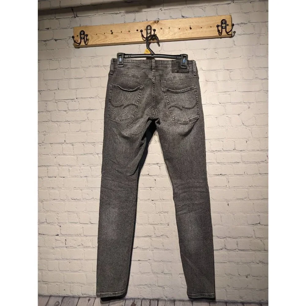 Jack & Jones distressed skinny jeans 30" * - Picture 3 of 3